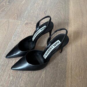 Karl Lagerfeld Women's Black Courts